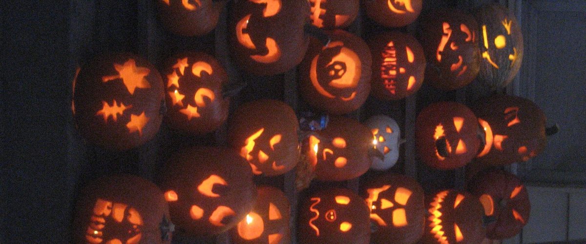 Carved pumpkins (stock, illustrative)